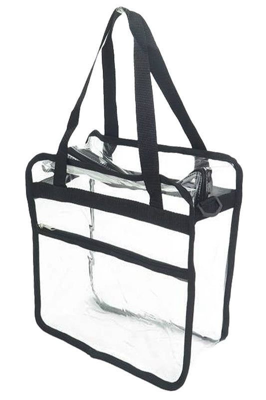 Clear Single Zip Crossbody Liberty Bag