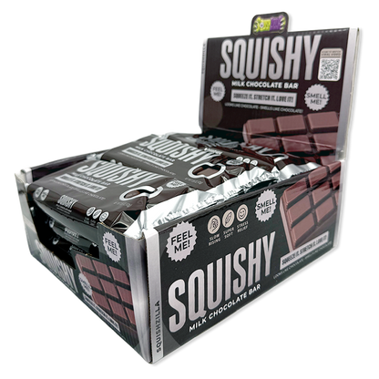 Fun Doh Scented Chocolate Bar Slow Rise Squishy - 12/Display: Wholesale Pric