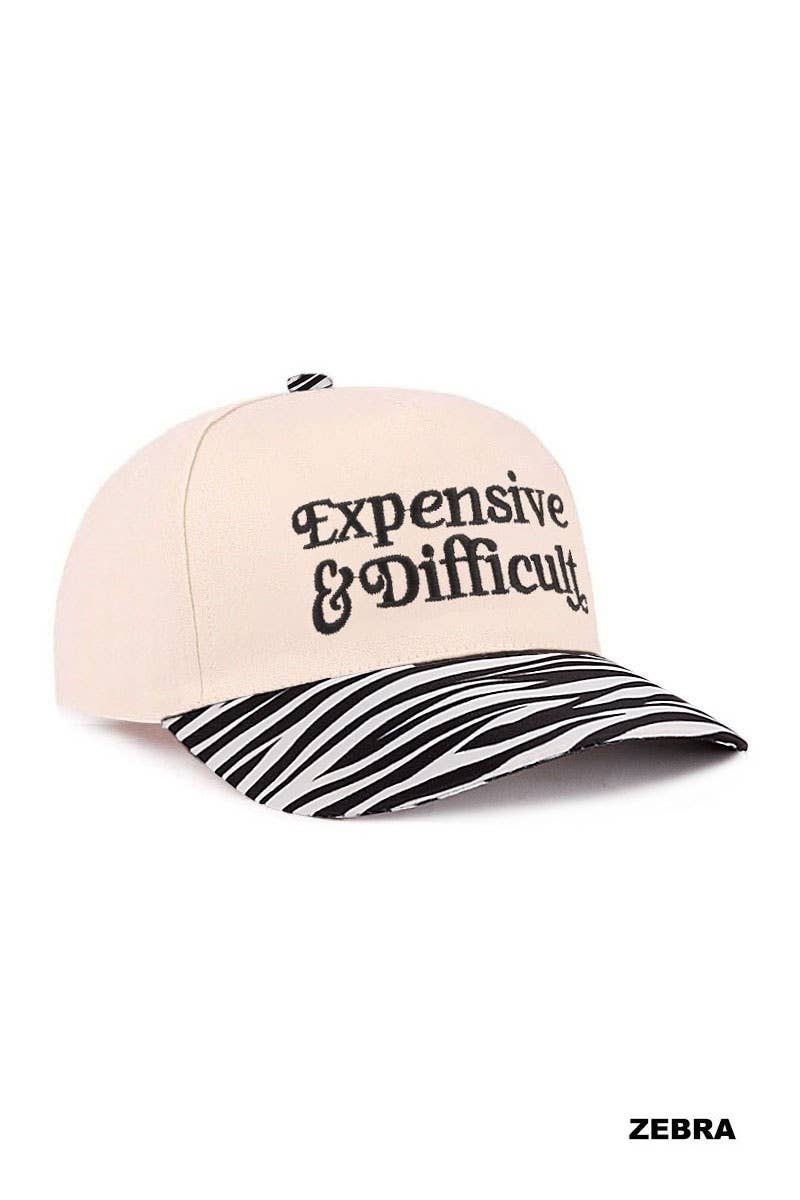 `Two Tone Canvas Cotton Cap: BLACK-186945 / OS