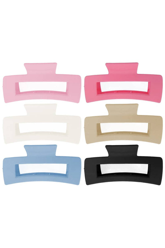 Pastel Wide Hair Clip