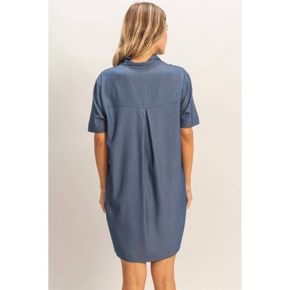 Collared Shirt Dress