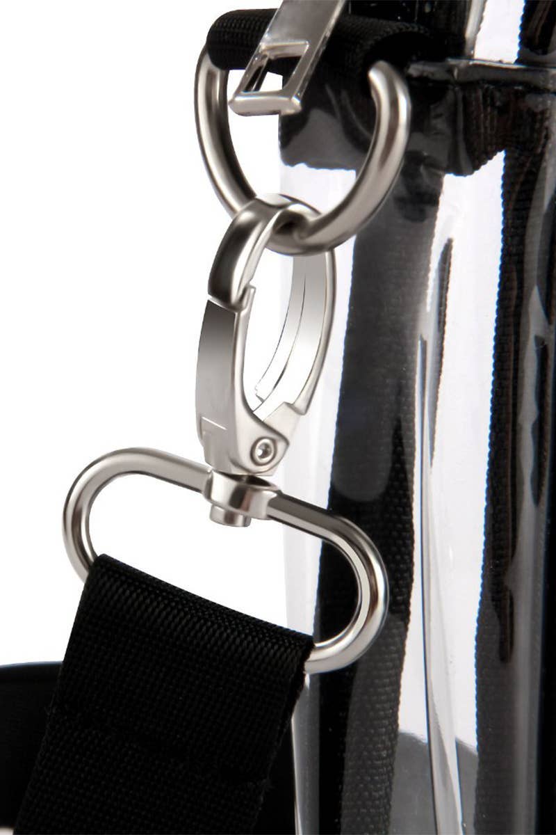 Medium Transparent Clear Durable Messenger Bag