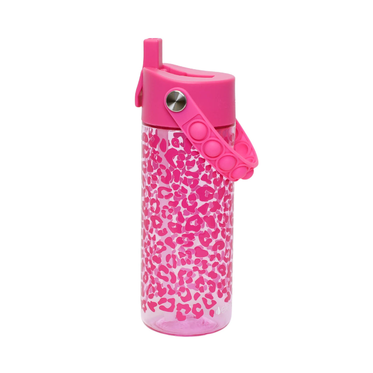 Leopard Fidget Handle Kids 18oz Bottle