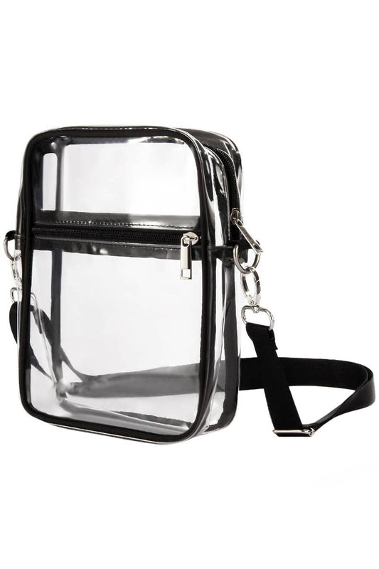 Small Transparent Clear Durable Messenger Bag