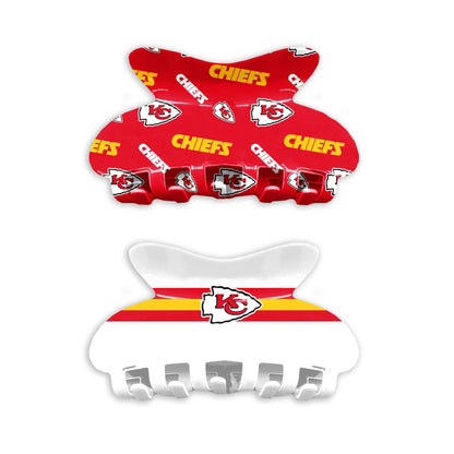 NFL Kansas City Chiefs Team Hair Claw Set