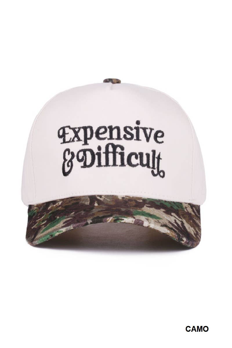 `Two Tone Canvas Cotton Cap: BLACK-186945 / OS