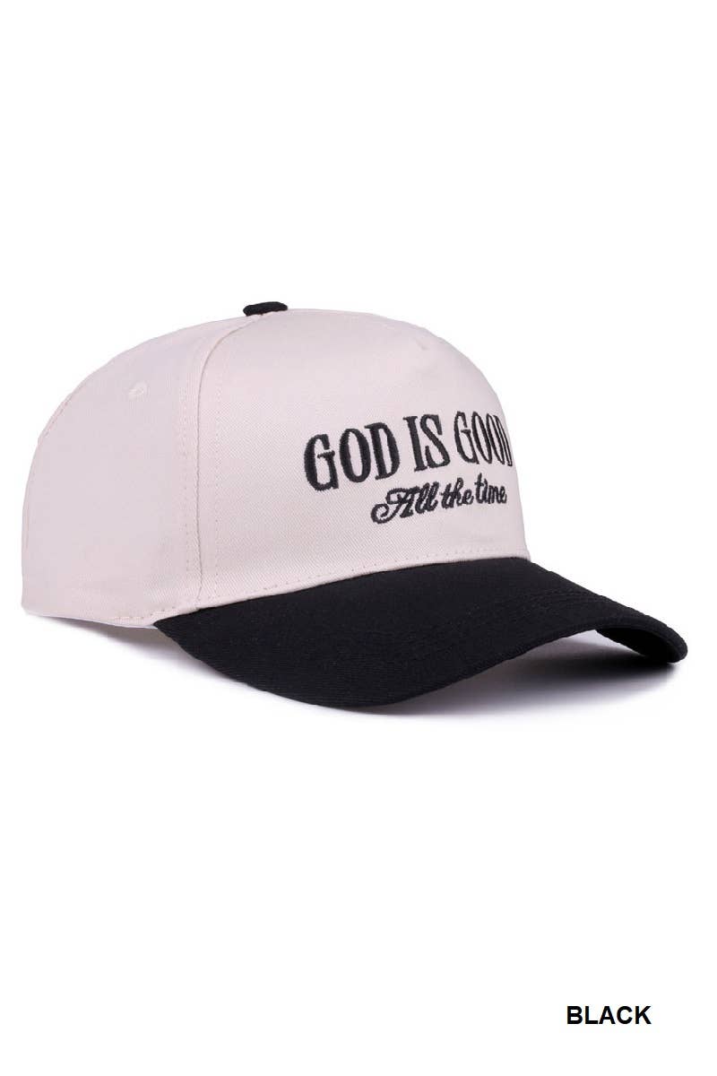 `Two Tone Canvas Cotton Cap: COW-198369 / OS