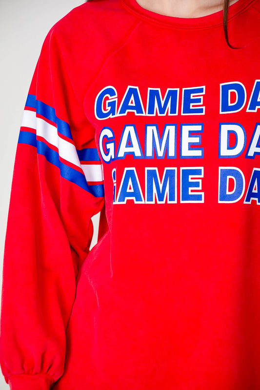 Game Day Long Sleeve Varsity Top