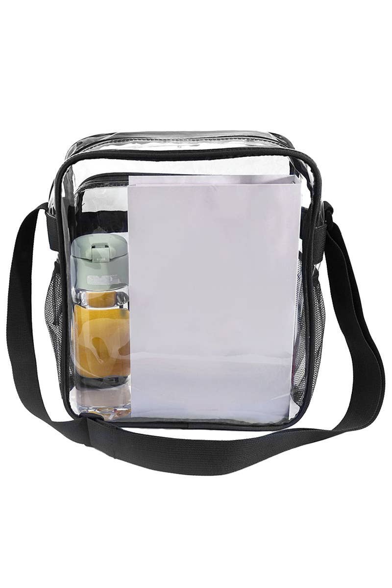 XL Capacity Clear Crossbody Bag