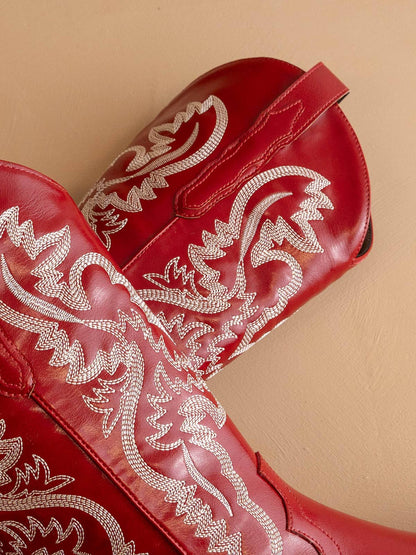 Cherry Classic Western Boot