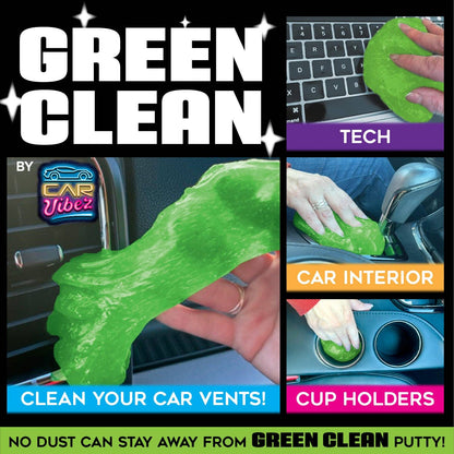 Green Cleaning Car Putty