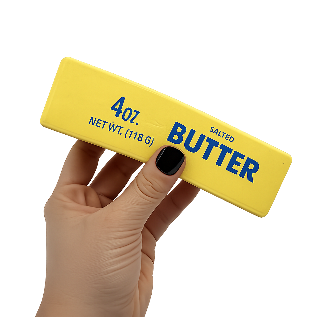 6" Butter Stick Slow Rise Fidget Toy