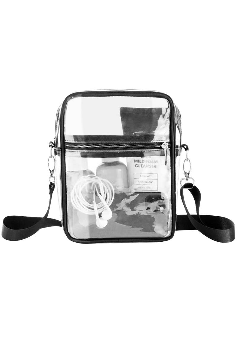 Small Transparent Clear Durable Messenger Bag