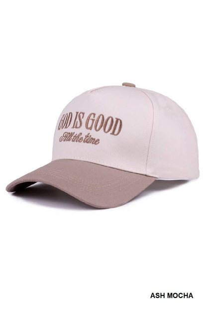 `Two Tone Canvas Cotton Cap: COW-198369 / OS