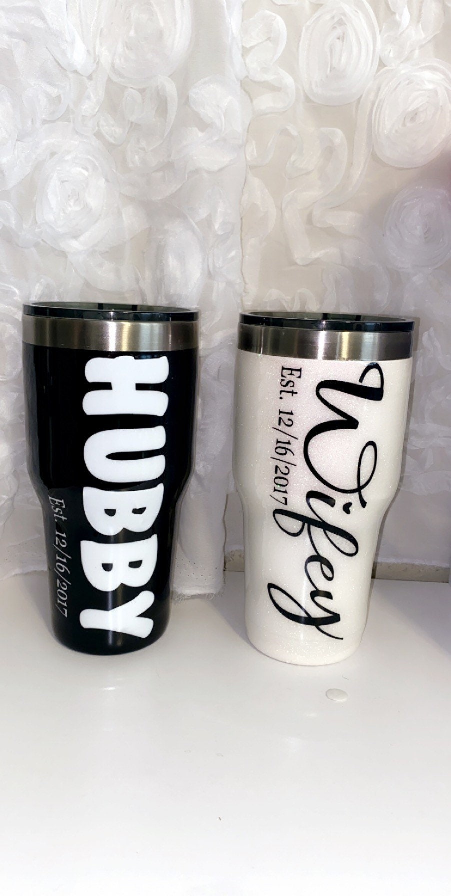 Hubby/Wifey Tumbler