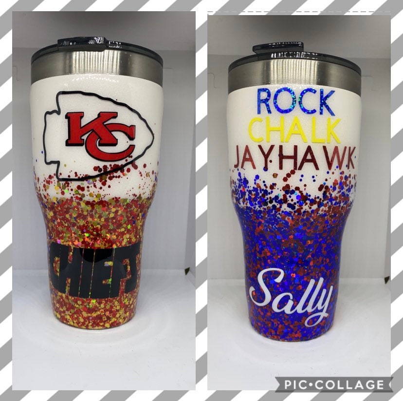 KU/Chiefs Tumbler (All on one cup)