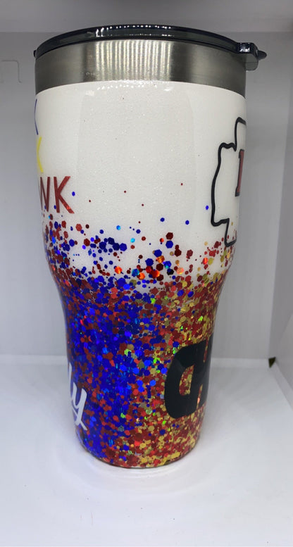 KU/Chiefs Tumbler (All on one cup)