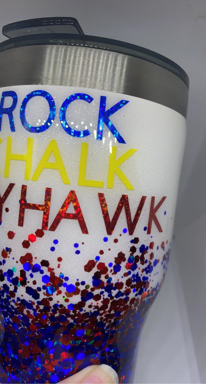 KU Kansas Jayhawks Tumbler