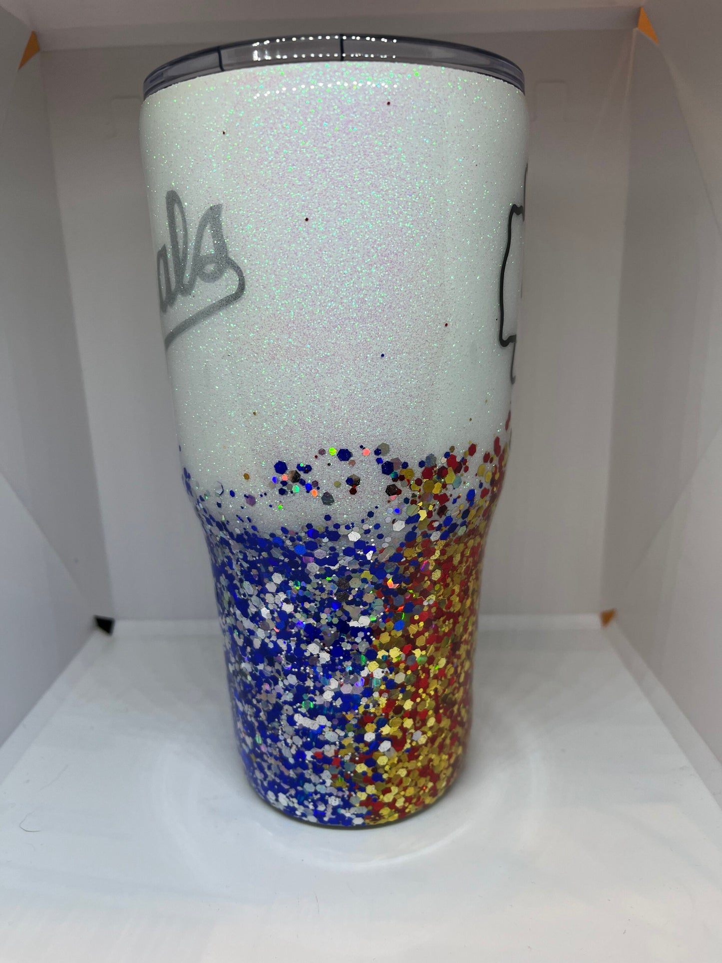 Glitter Chiefs/Royals Tumbler KC