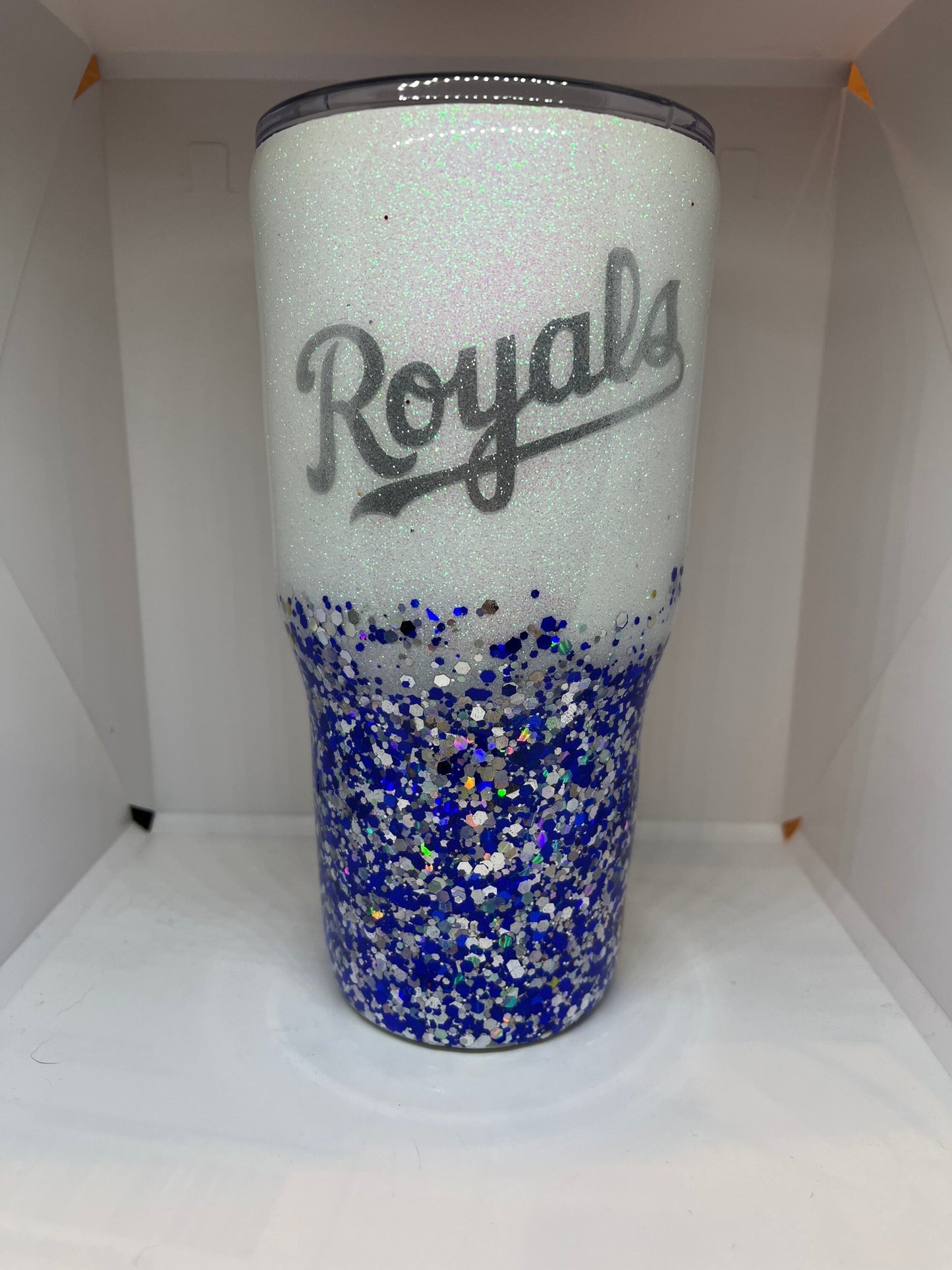 Glitter Chiefs/Royals Tumbler KC